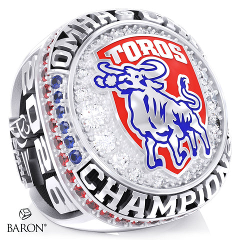 Clarington U15 AA Hockey 2026 Championship Ring - Design 2.3