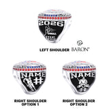 Clarington U15 AA Hockey 2026 Championship Ring - Design 2.3