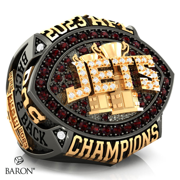 Cold Lake Fighter Jets AFL 2023 Championship Ring - Design 5.7 *50% BALANCE*
