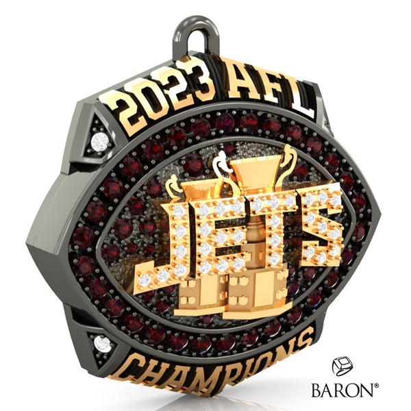 Cold Lake Fighter Jets AFL 2023 Championship Ring Top Pendant - Design 5.6