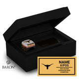 Corpus Christi CSS Football 2024 Championship Black Standard Window Ring Box