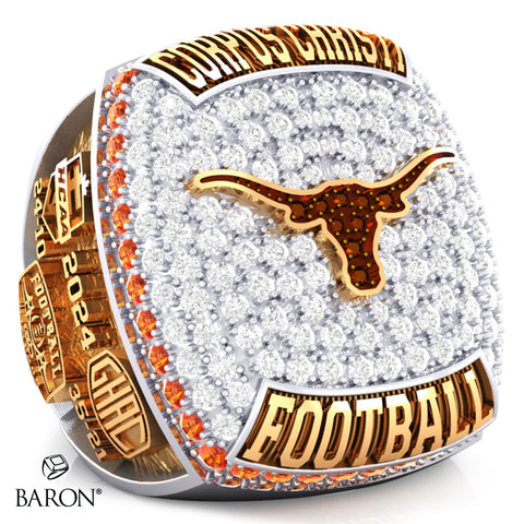 Corpus Christi CSS Football 2024 Championship Ring - Design 2.3