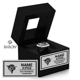 Cougars St-Leonard Football 2023 Championship Black Window Ring Box