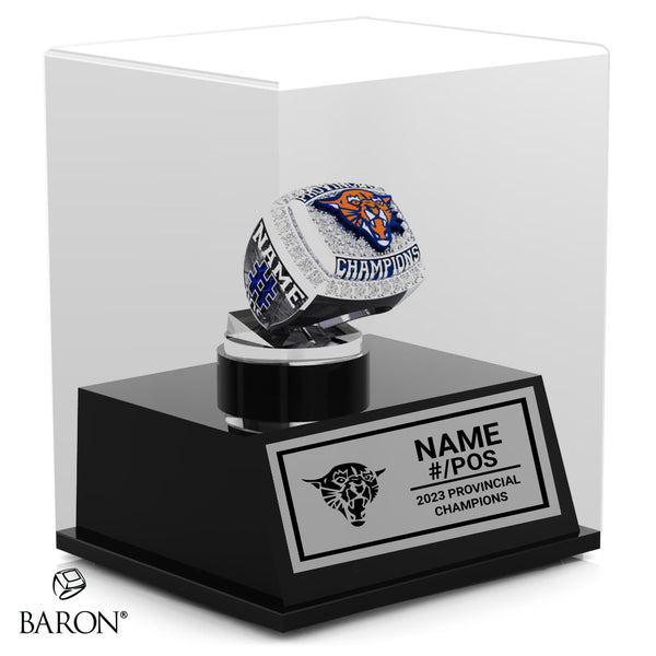 Cougars St-Leonard Football 2023 Championship Display Case
