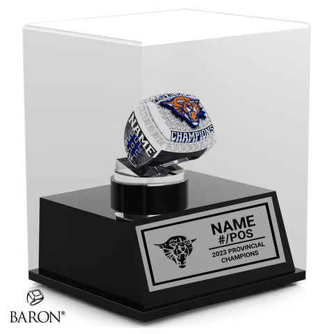 Cougars St-Leonard Football 2023 Championship Display Case