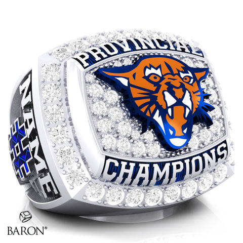 Cougars St-Leonard Football 2023 Championship Ring - Design 1.2