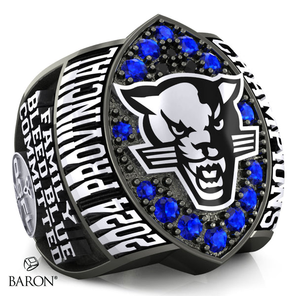 Cumberland Panthers U14 Football 2024 Championship Ring - Design 2.4