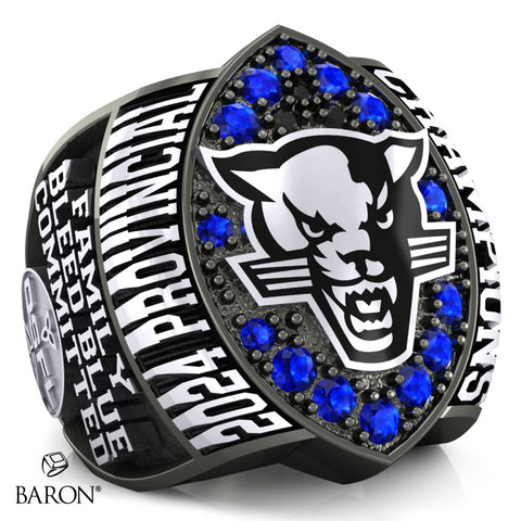 Cumberland Panthers U14 Football 2024 Championship Ring - Design 2.4