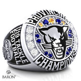 Cumberland Panthers U19 Women's Football 2024 Championship Ring - Design 1.10