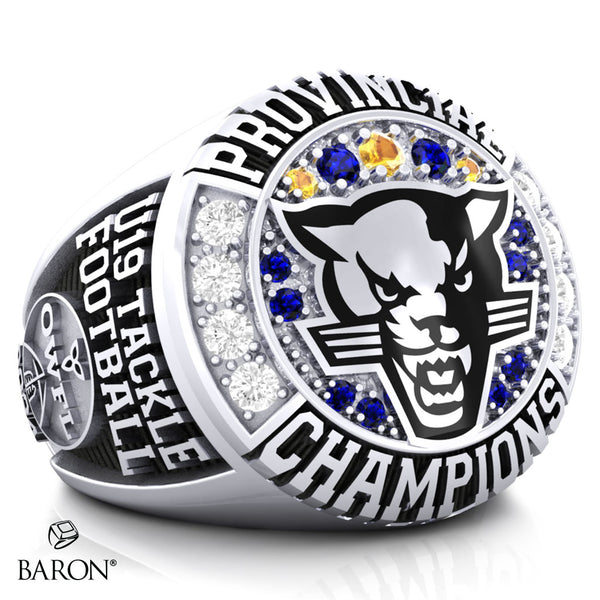Cumberland Panthers U19 Women's Football 2024 Championship Ring - Design 1.10