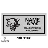 Cumberland Panthers U19 Women's Football 2024 Championship Black LED Ring Box