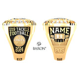 Cumberland Panthers U19 Women's Football 2024 Championship Ring - Design 1.11