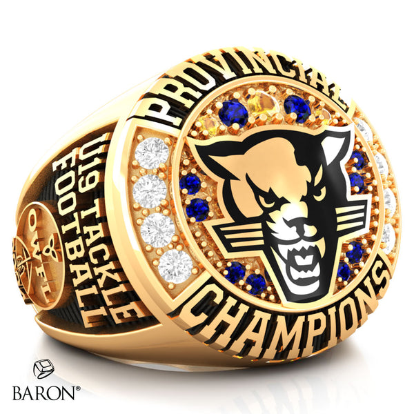 Cumberland Panthers U19 Women's Football 2024 Championship Ring - Design 1.11