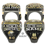 Dalhousie Tigers Football 2024 Championship Ring - Design 3.4