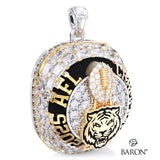 Dalhousie Tigers Football 2025 Championship Ring Top Pendant - Design 3.4