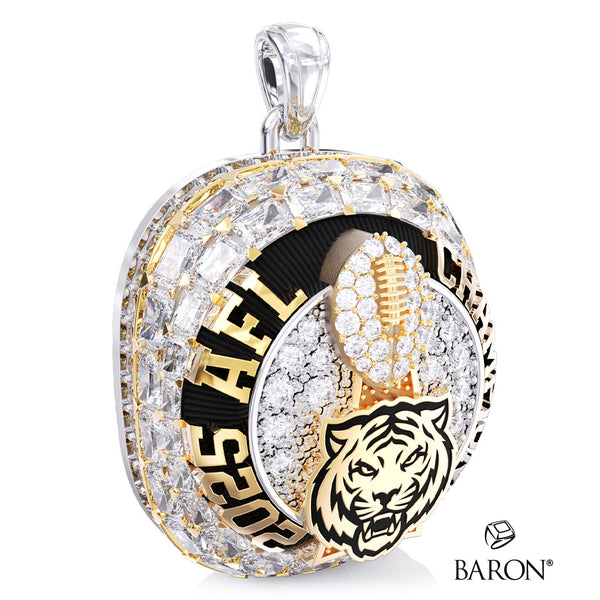Dalhousie Tigers Football 2025 Championship Ring Top Pendant - Design 3.4