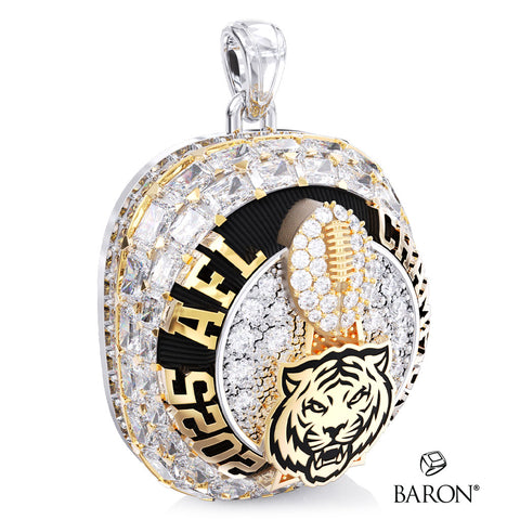Dalhousie Tigers Football 2025 Championship Ring Top Pendant - Design 3.4