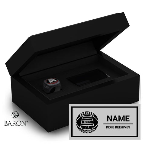 Dixie Beehives Award Championship Black Standard Window Ring Box