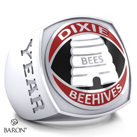 Dixie Beehives Award Championship Ring - Design 3.2