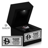Dufferin-Simcoe Braves Baseball 2024 Championship Black LED Ring Box