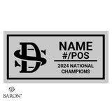 Dufferin-Simcoe Braves Baseball 2024 Championship Black Standard Window Ring Box