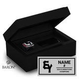 East York Bulldogs Baseball 2024 Championship Black Standard Window Ring Box