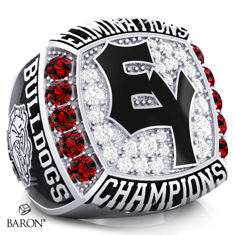 East York Bulldogs Baseball 2024 Championship Ring - Design 2.7