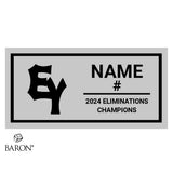 East York Bulldogs Baseball 2024 Championship Display Case