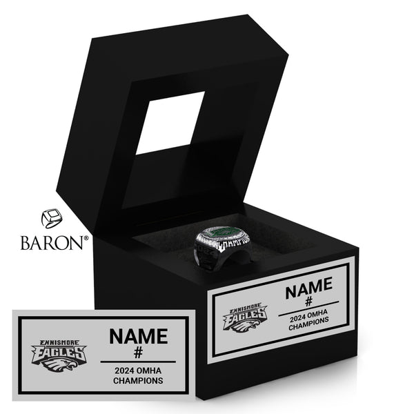 Ennismore Tier 1 U15 Hockey 2024 Championship Black Window Ring Box