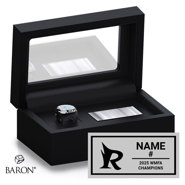 Essex Ravens Football 2025 Championship Black Standard Window Ring Box