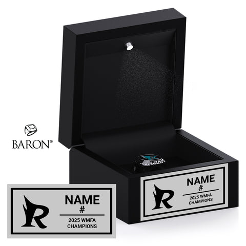 Essex Ravens Football 2025 Championship Black LED Ring Box
