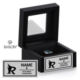 Essex Ravens Football 2025 Championship Black Window Ring Box