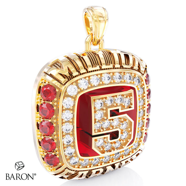 Experior Financial 5 Million Earner Ring Top Pendant - Design 1.3