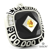 Experior Financial Ring Top Pendant - Design 2.13 (Black)