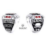 Fanshawe Falcons Men's Hockey 2026 Championship Ring - Design 4.2