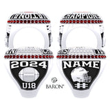 Football Ontario U18 Ladies 2024 Championship Ring - Design 4.5