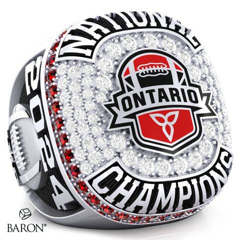 Football Ontario U18 Ladies 2024 Championship Ring - Design 4.5