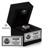 Football Ontario U18 Ladies 2024 Championship Black LED Ring Box