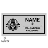 Football Ontario U18 Ladies 2024 Championship Black Window Ring Box
