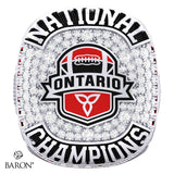 Football Ontario U18 Mens 2024 Championship Ring - Design 4.3