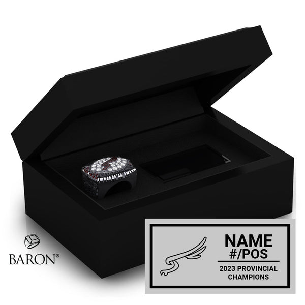 Frontenac SS Football 2023 Championship Black Standard Window Ring Box