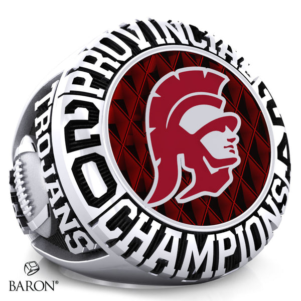 GMFA U18F Trojans Football 2024 Championship Ring - Design 1.4
