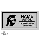 GMFA U18F Trojans Football 2024 Championship Black Window Ring Box