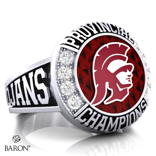 GMFA U18F Trojans Football 2024 Championship Ring - Design 2.4