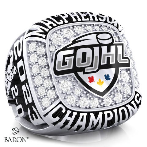 GOJHL Hockey 2023 Championship Ring - Design 1.2