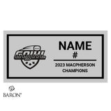 GOJHL Hockey 2023 Championship Black Window Ring Box