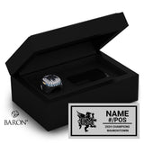 Griffins Football 2024 Championship Black Standard Window Ring Box