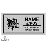 Griffins Football 2024 Championship Black Window Ring Box