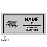 Guelph Gryphons U14-U15 BB Hockey 2024 Championship Black Window Ring Box