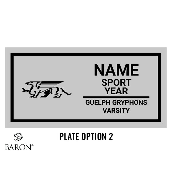 Guelph Gryphons Heritage Black Standard Window Ring Box